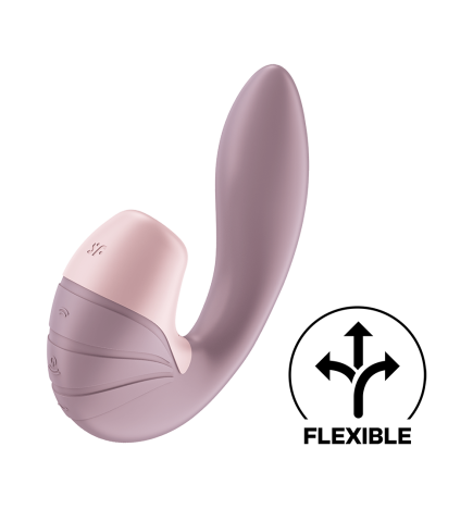 Vibromasseur point G avec stimulateur clitoris USB rose Supernova Satisfyer - CC597780