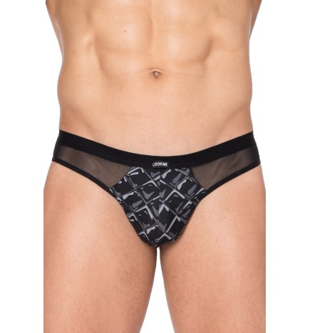 String imprimé noir New Look - LM2299-02BLK