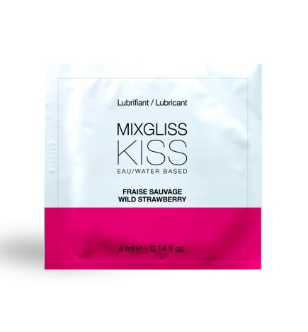 Dosette lubrifiant Mixgliss Eau Kiss Fraise Sauvage 4 ML - L6022399