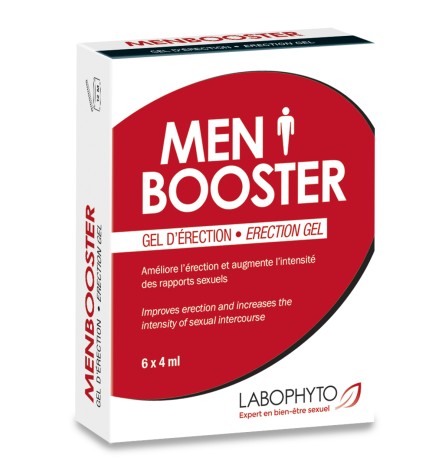 Men Booster gel stimulant d'érection 6 sachets - LAB29