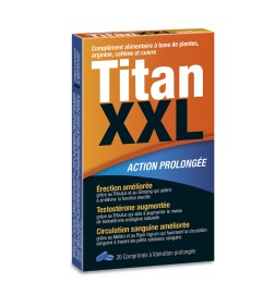 TitanXXL Stimulant sexuel 20 comprimés - LAB40