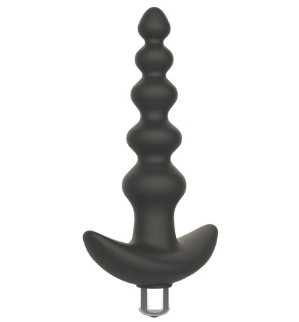 Plug anal vibrant noir en silicone - WS-NV529