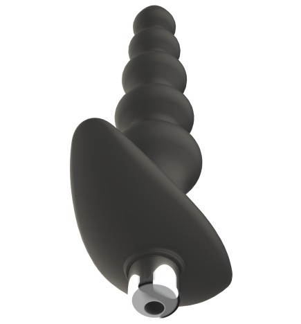Plug anal vibrant noir en silicone - WS-NV529