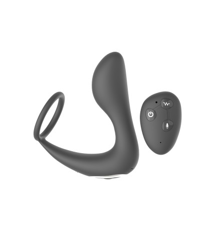 Stimulateur de prostate télécommandé avec micro décharge électrique et avec option commande vocale JUNO - WS-NV526