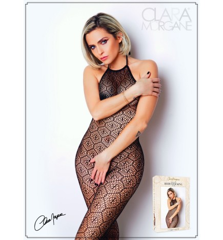 Bodystocking en dentelle et résille noire - Le Numéro 17 - Collection Bodystocking - CM99017