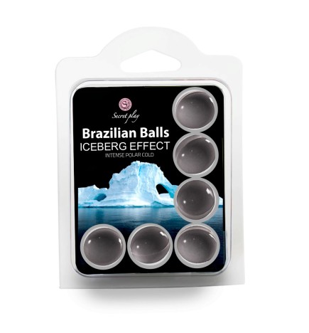 Boules de massage brésiliennes effet Iceberg x6 - BZ3700-1