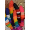 Gode ventouse multicolore taille S - DO-045-RAI-S