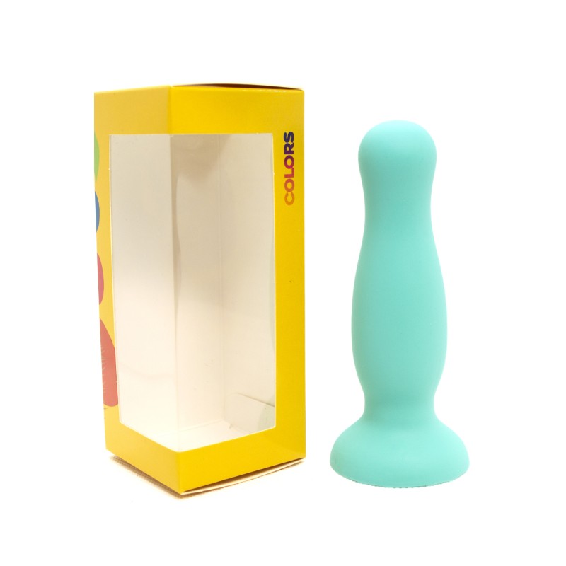 Plug anal ventouse vert pastel taille M - A-001-M-GRNDT