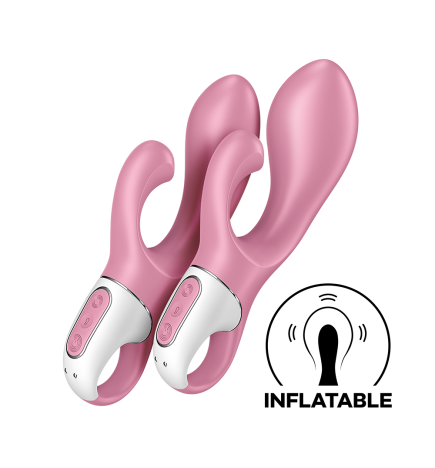 Vibromasseur Rabbit gonflant rose Air Pump Bunny 2 USB Satisfyer - CC597820