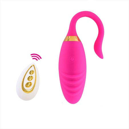 Œuf vibrant fushia télécommandé USB - TOD-061AFUS