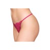 String ficelle rouge avec chaine strass - DG1497BEE