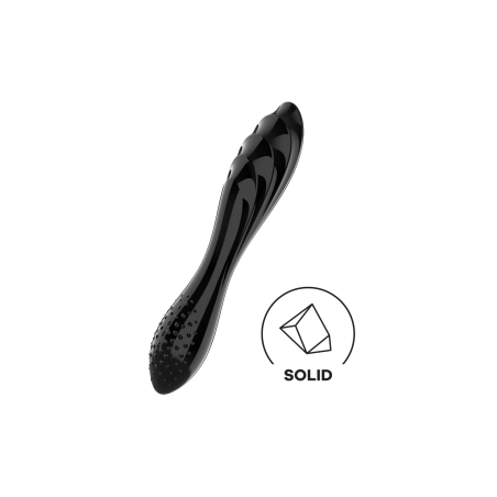 Gode en verre noir haute qualité Dazzling Crystal 1 Satisfyer - CC597831