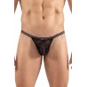 String en dentelle noire All Square - LM2499-03BLK