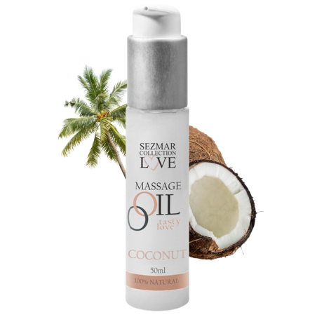 Huile de massage 100% naturelle noix de coco 50ml - SEZ076