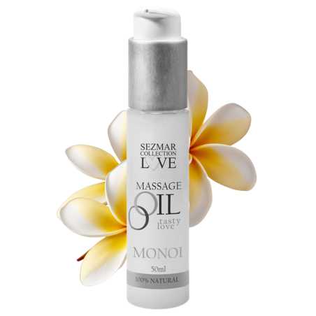 Huile de massage 100% naturelle monoï 50ml - SEZ065