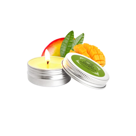 Mini Bougie de massage Mangue 30ml 100% naturelle - SEZ069