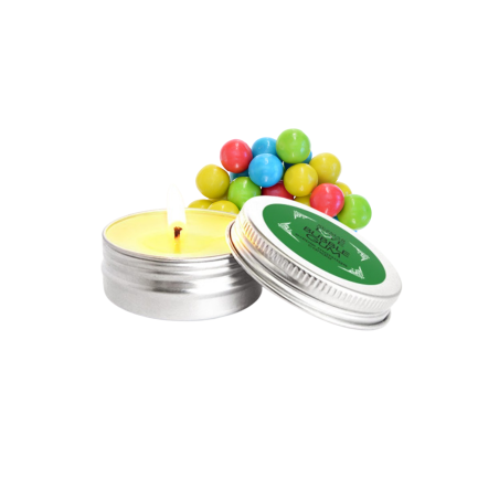 Mini Bougie de massage Bubble Gum 30ml 100% naturelle  - SEZ0066