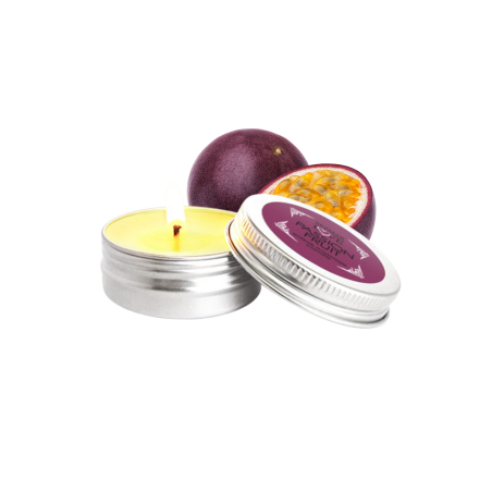 Mini Bougie de massage fruit de la passion 30ml 100% naturelle - SEZ067