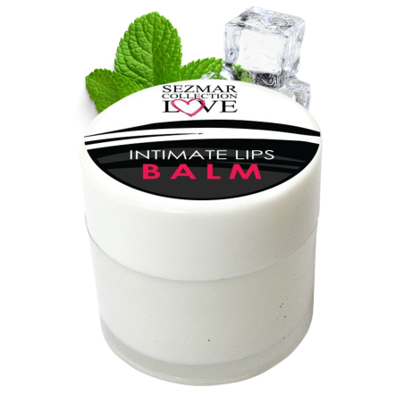 Baume de plaisir menthe effet froid pour lèvres intimes 100% naturel 50 ml - SEZ040