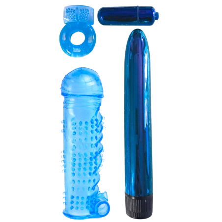 Coffret 4 sextoys bleu Classix - R545120