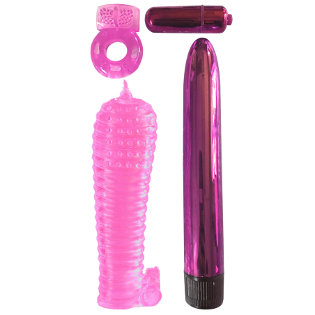 Coffret 4 sextoys rose Classix - R545112