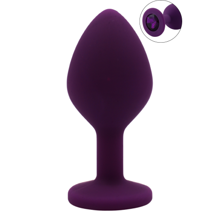 Plug bijou violet Medium - DB-RY068PUR