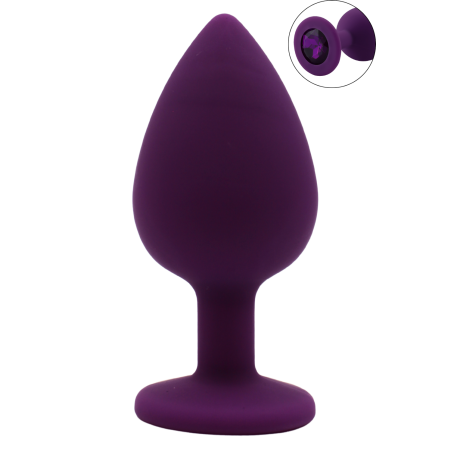 Plug bijou violet Large - DB-RY069PUR