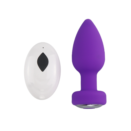 Plug Anal Vibrant Télécommandé SHAKY Violet - SW3026PUR