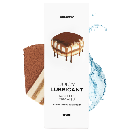 Lubrifiant à base d'eau Tiramisu savoureux 300 ml Satisfyer - CC597073