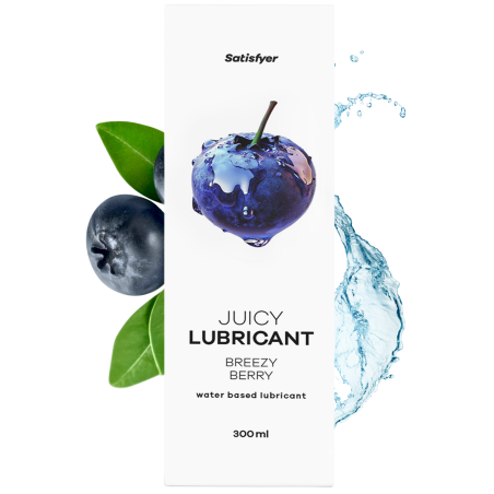Lubrifiant à base d'eau Myrtille fraiche 300 ml Satisfyer - CC597068