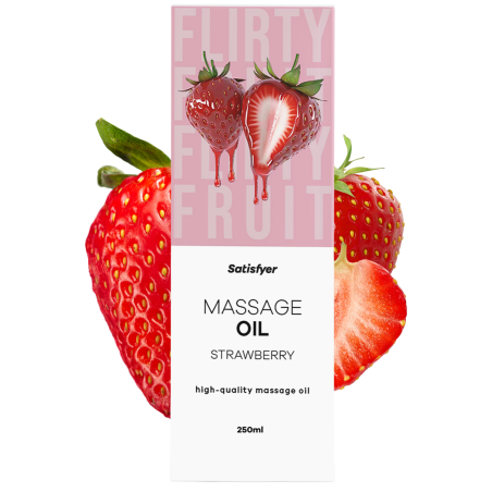 Huile de massage Fraise 250 ml Satisfyer - CC597057