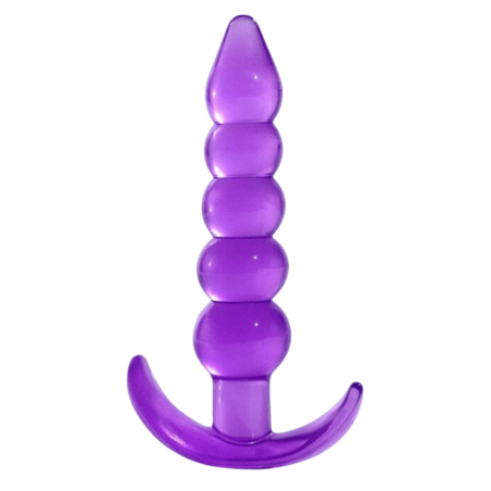 Plug Anal Jelly 5 Boules Pocket Pleasure + 1 dosette lubrifiant