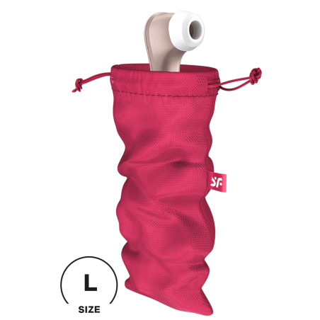 Sac de rangement sextoys rose taille L Treasure Bag Satisfyer 