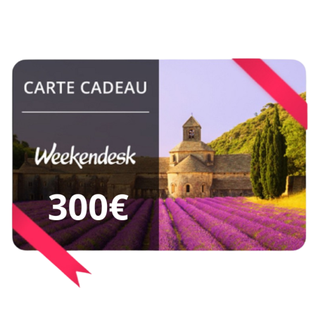 10000 POINTS CADEAU FIDELITE : 300€ carte cadeau Weekendesk