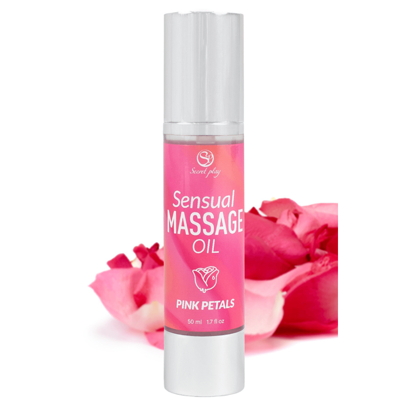 grossiste secret play huile de massage petale de rose