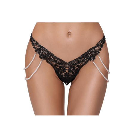 String dentelle & perles amovibles - Cottelli