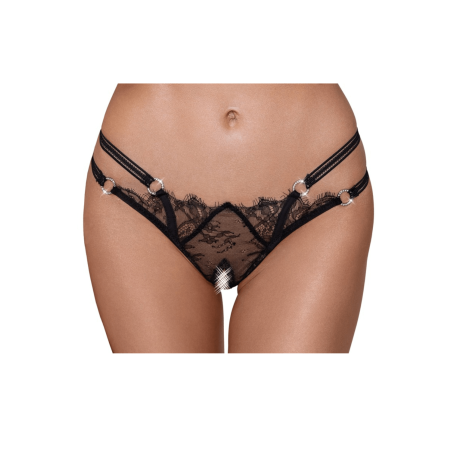 String ouvert en dentelle avec strass - Cottelli