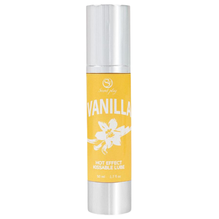 2 en 1 Lubrifiant et huile de massage vanille chauffant