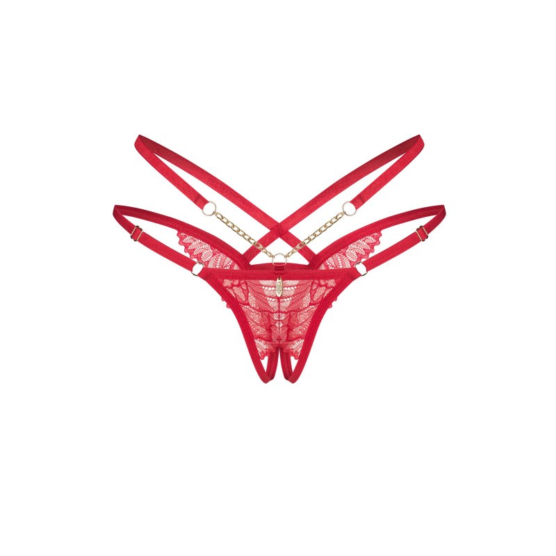 Matildea string ouvert Rouge
