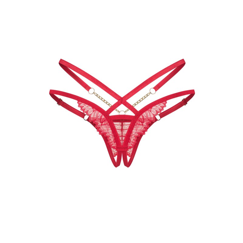 Matildea string ouvert Rouge