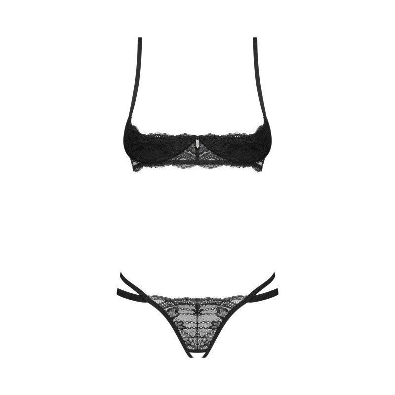 Nutris ensemble ouvert 2 pièces - Noir