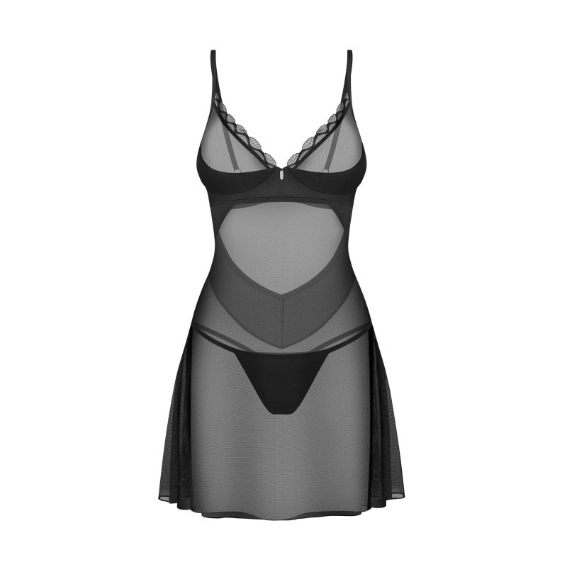 Stelisa nuisette et string - Noirs