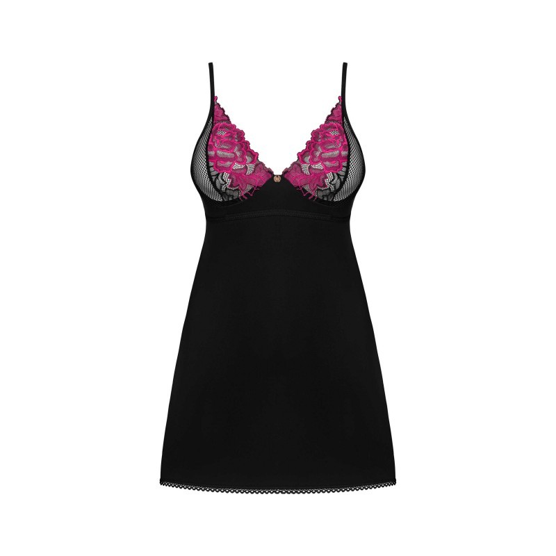 Rosenty nuisette et string - Noire