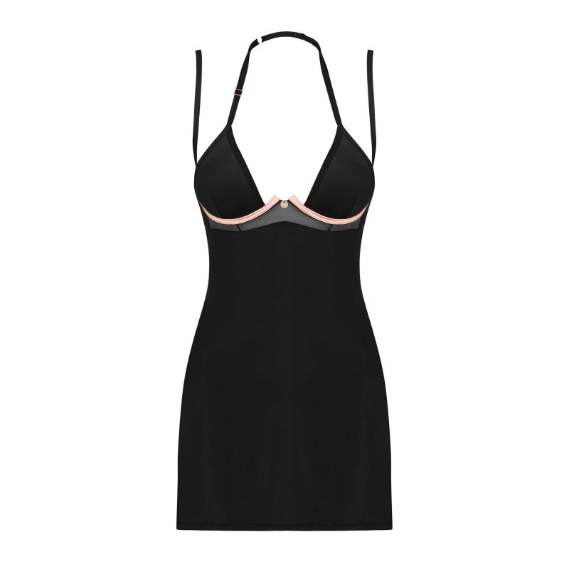 Selinne nuisette et String - Noire