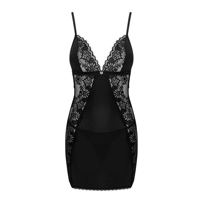 Maderris nuisette et String - Noire