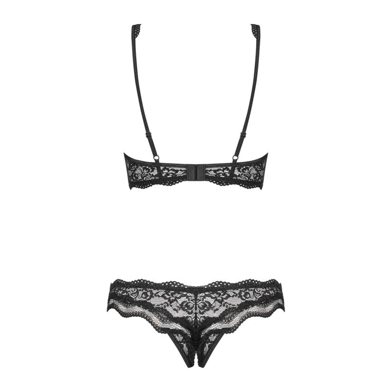Luvae Ensemble ouvert 2 pcs  - Noir