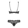 Luvae Ensemble ouvert 2 pcs  - Noir