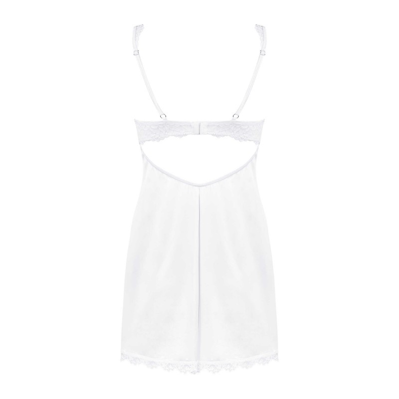 Amor Blanco Nuisette et string - Blanc