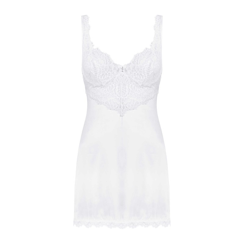 Amor Blanco Nuisette et string - Blanc