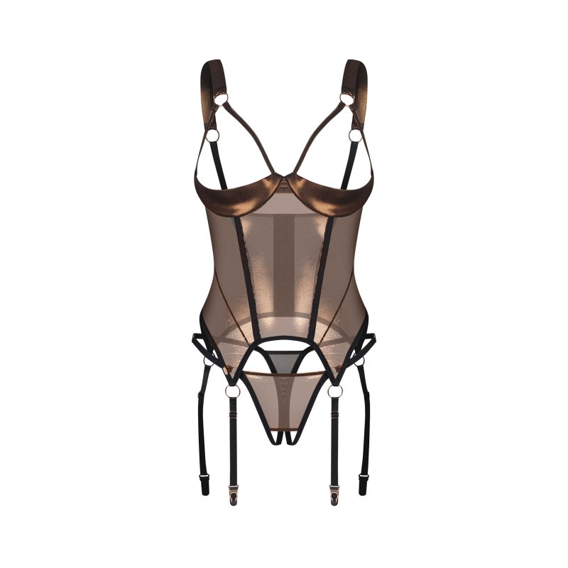 Soranna corset et string ouverts